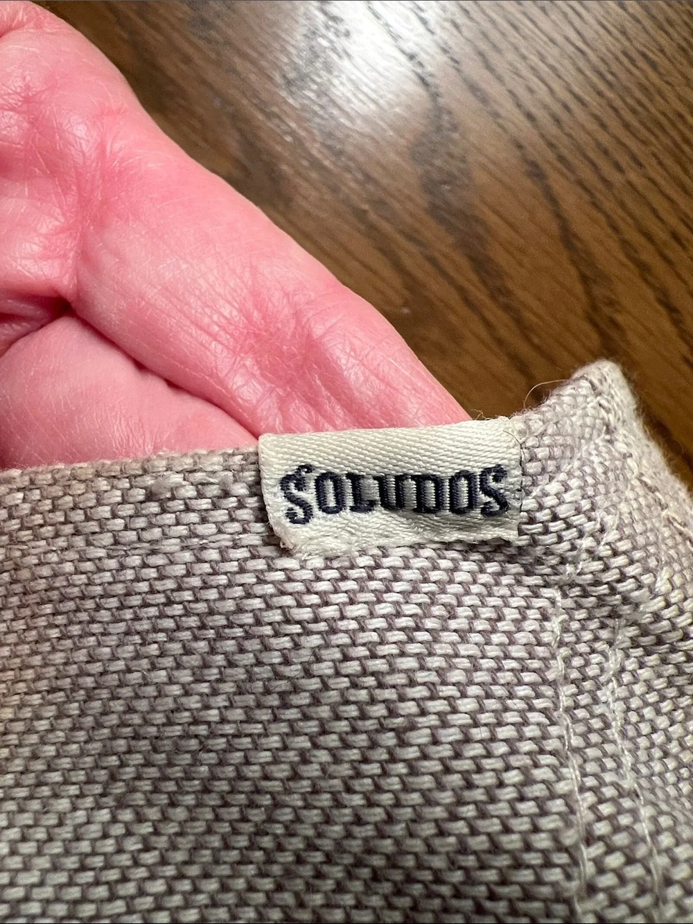 Soludos Linen Lace-Up Espadrilles with Tan Laces